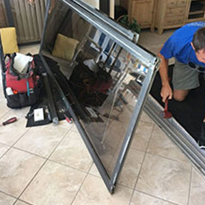 sliding glass door frame repair Valley Center